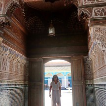 Gate in Bahia Palace